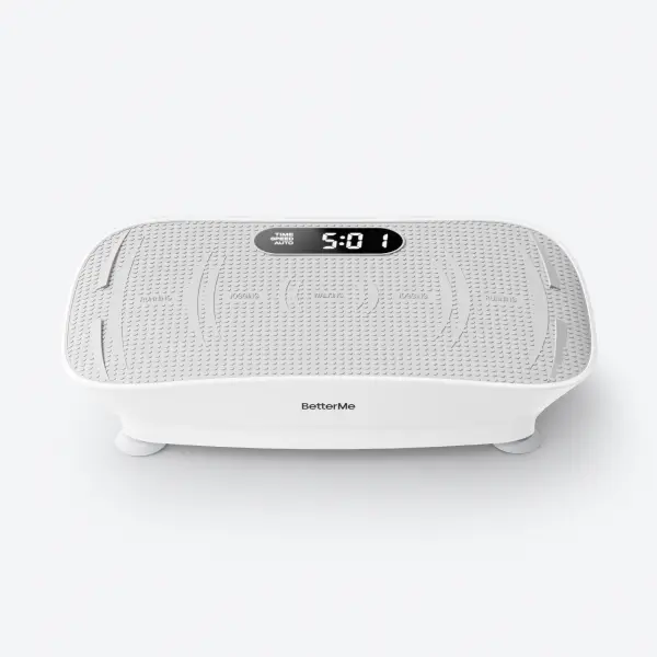 BetterMe Vibration Plate for Home Gym, Whole Body Vibration Platform with Remote, 99 Speed Levels & Anti-Slip Surface for Full-Body Training