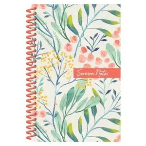 Sermon Notes Journal [Floral] -- Compiled by Barbour Staff, Hardcover
