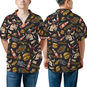 Smokey And The Bandit Hawaiian Shirt Funny Hawaiian Shirt, Set Hawaiian and Short A Diablo Sandwich And A Drr. P3pp3r, Vintage 70s Action Comedy Summer Shirt