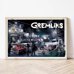 Gremlins Movie Poster, Unique Cinema Art, Fine Art Print, Perfect Gift for Film Enthusiasts, Home Decor