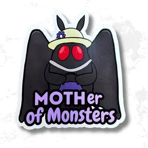 Mothman MOTHer of Monsters Magnet