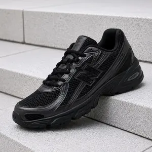 New Balance 740 Triple Black U740BO2 Men's Fashion Sneaker New