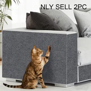 2 Rolls Thick Self-Adhesive Cat Scratch Board, Anti-Scratch Pad, Cuttable Furniture Sofa Door Wall Cat Climbing Rack Protector Film