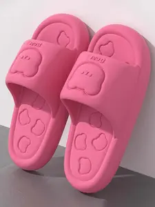 Cute 3D Bear Slides Soft Cloud-like EVA Cushion Non-Slip Breathable Kawaii Aesthetic Perfect for Home Outdoor Summer Wear