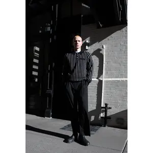 STRIPED RUGBY SWEATER