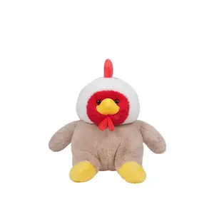 NEVERLAB Chubby Buddies Plush Toy Super Soft Stuffed Doll Kawaii Leopard Print Collection Cute Squishy Toys for Kids Gift 23cm