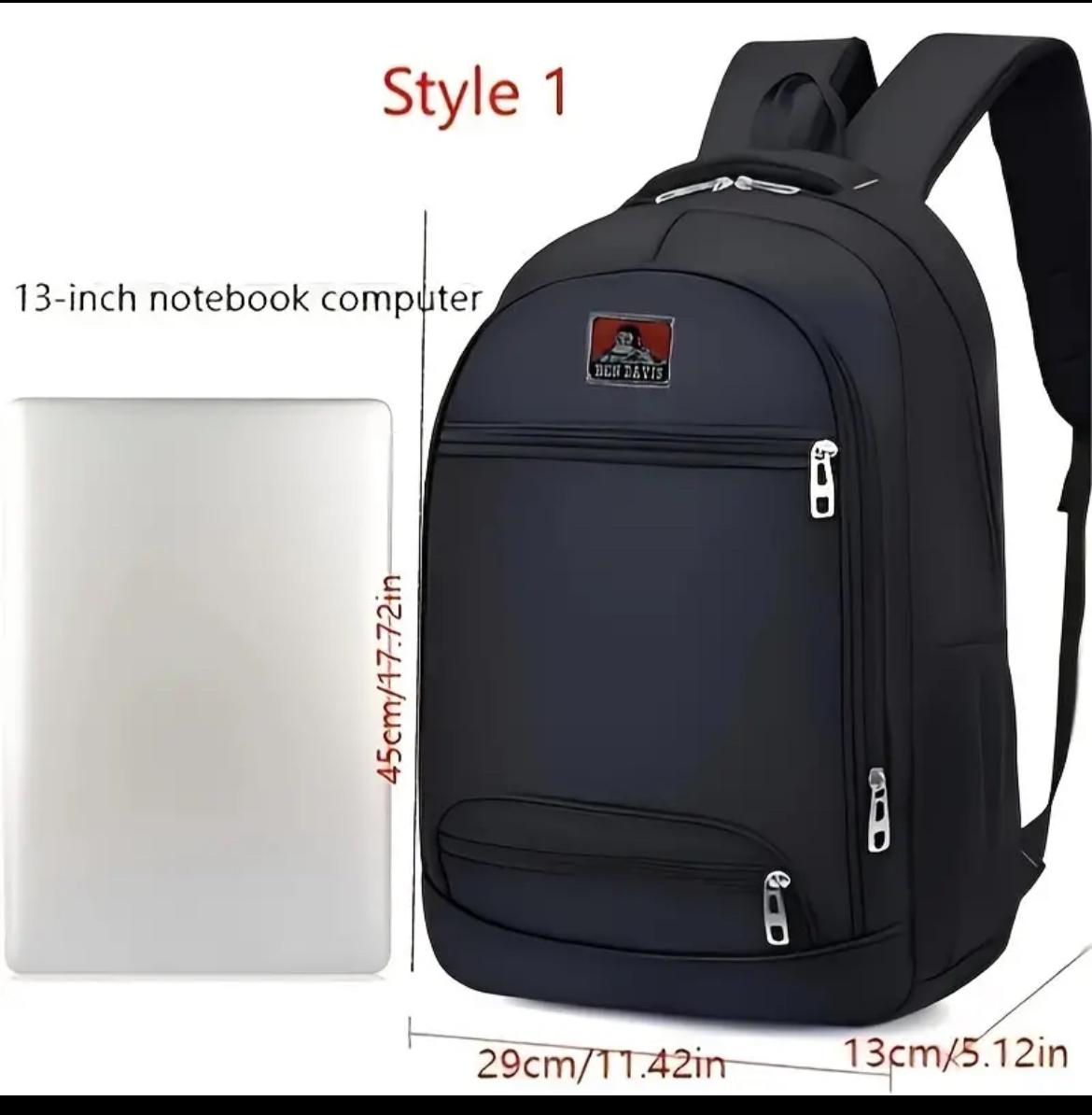 Ben Davis Backpack - Functional Backpack for Travel and Everyday Use