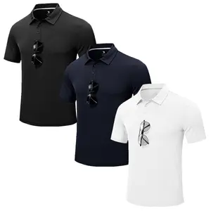 TBMPOY 3-Pack Men's Golf Polo Shirt Short Sleeve Moisture Wicking Shirts Collared Outdoor UPF 50+ Pique Jersey Shirts  #summervibes