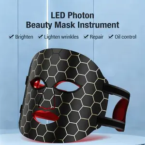 PVD Glow Time LED Red Light Therapy Face Mask for Anti-Fine Line, Anti-Acne, and Skin Rejuvenation, 7 Full Spectrum Lights Including Red, Near-Infrared, Blue & Amber Light, Gentle Warm Glow At-Home Facial Spa Beauty Device, Perfect Gift for Women & Mother