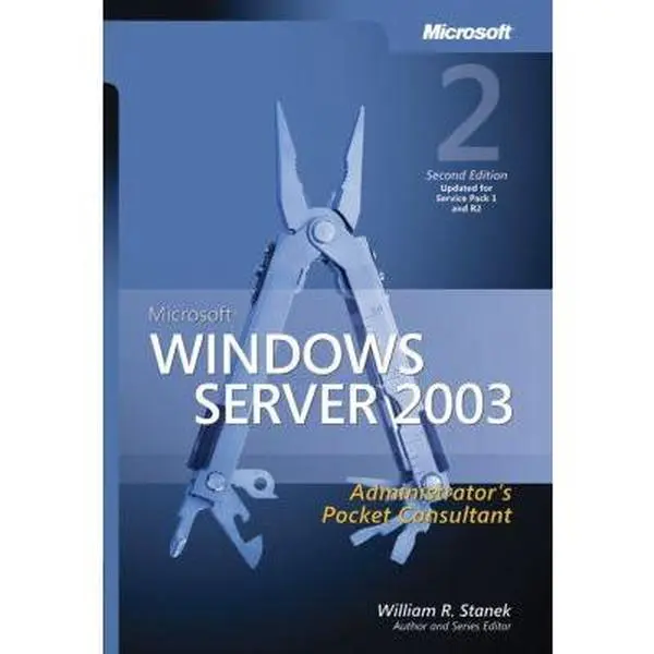 USED-Microsoft® Windows Server(TM) 2003 Administrator's Pocket Consultant, Second Edition by William R. Stanek (Paperback)