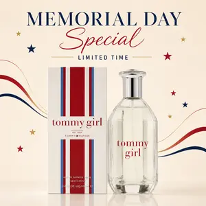 Tommy Girl by Tommy Hilfiger for Women - 3.4 oz EDT Spray, Floral Fruity Perfume, Juicy Blackcurrant & Honeysuckle,  Memorial Day Gift