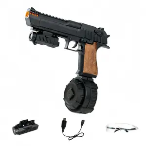 Electric Toy Launcher Set ,with a non-removableorange muzzle, Fully Automatic Outdoor Party Game, Rechargeable Fun Gift for Boys & Girls, Perfect For Christmas, Holidays, And Birthday Gifts.