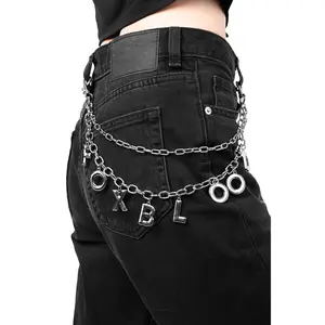 Foxblood Bag or Belt Chain - Silver