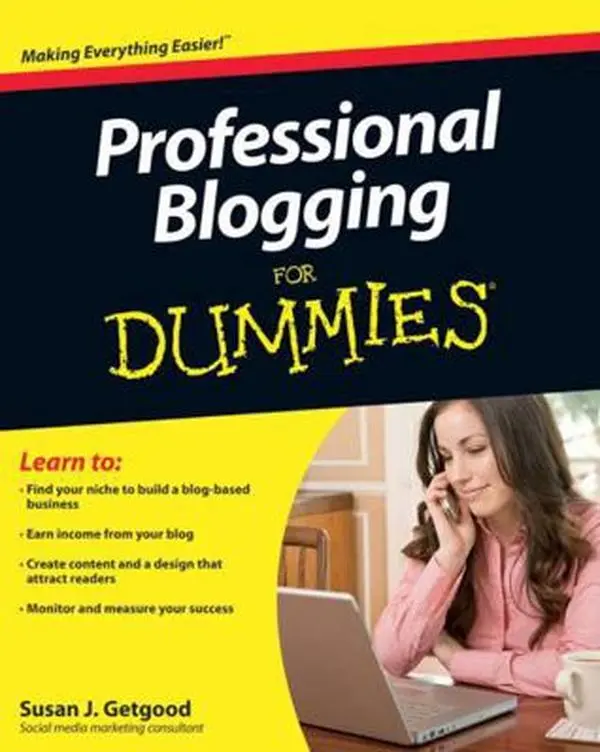USED Book - Professional Blogging for Dummies by Getgood, Susan J. (Paperback) - english