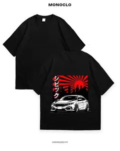 Honda Civic 10 Car Graphic T-Shirt, JDM Streetwear Tee, Racing Fan Shirt