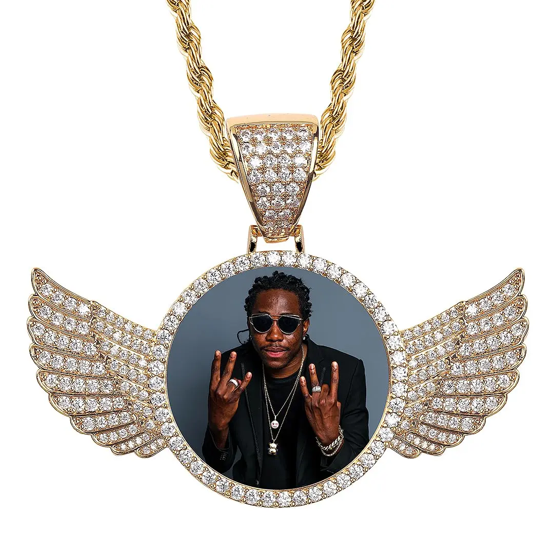 [Valentine's Day Gifts]Custom Photo Necklace for Men and Women, Circle Chain