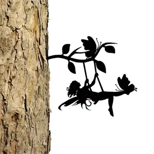 CIFbuy Portable Swing Elf Metal Fairy Garden Decor Outdoor Indoor Ornament Garden Accessories