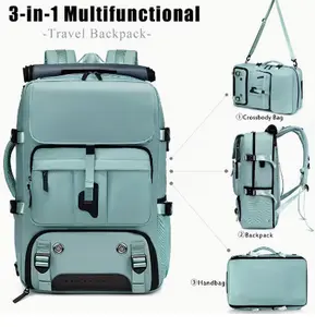 Large Capacity Laptop Backpack - Multi Functional Travel Backpack with Shoe Compartment for Men & Women - Business, Travel, College, Holiday - School