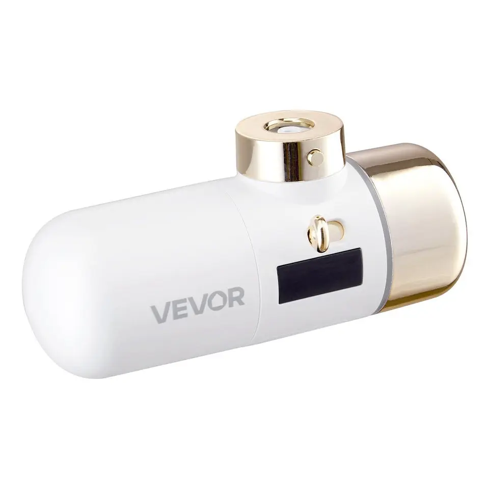 Skincare Water Filter Bathroom Sink Faucet Purifier for Skin White + Gold