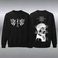 hoodless sweatshirt-black