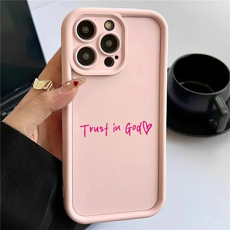 Trust in God Phone Case, SoftPhone Protective Cover, Phone AccessoriesCompatible with iPhone 11 12 13 14 15 16 17 Pro Max ProPlus, Galaxy S25 S24 S22 S23.Casing.NN11