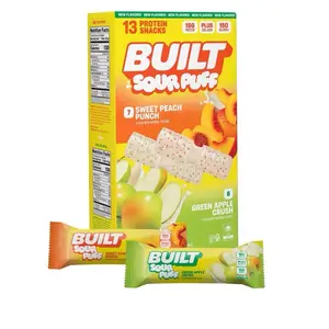 Built Bar Variety Pack Sweet Peach & Green Apple 13 Bars