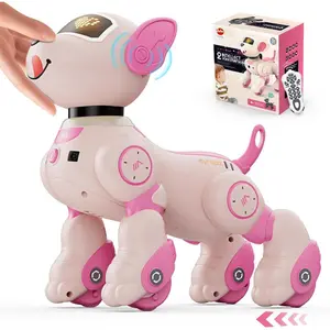 VATOS Interactive Robot Dog w/Voice & 2.4GHz Remote - Touch Sensors, 20+ Responses & Program Mode, Smart Robotic Toy for Kids Boys Girls