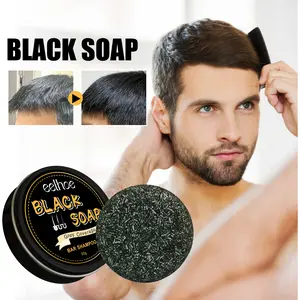 Gray Hair Reverse Bar,Black Soap for Gray Hair Coverage,Natural Hair Darkening Shampoo Bar,Fast Natural Black Hairs Shampoo BarSoap,Deep Clean & Scalp Care for Men Women