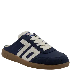 Back 70: EASTER in NAVY Backless Sneakers