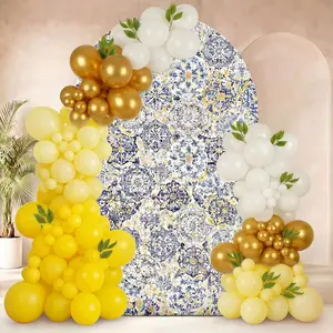 152pcs Pastel Yellow Lemon Balloon Arch Kit DIY Garland for Baby Shower Summer Party Decor