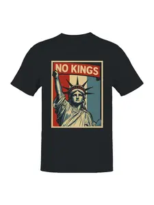 No Kings Liberty Statue T-shirt, Anti Trump Shirt, Political Shirts, Anti Maga Shirts, Crown No Kings Shirt, Protest Shirts, Nope Kings Shirt