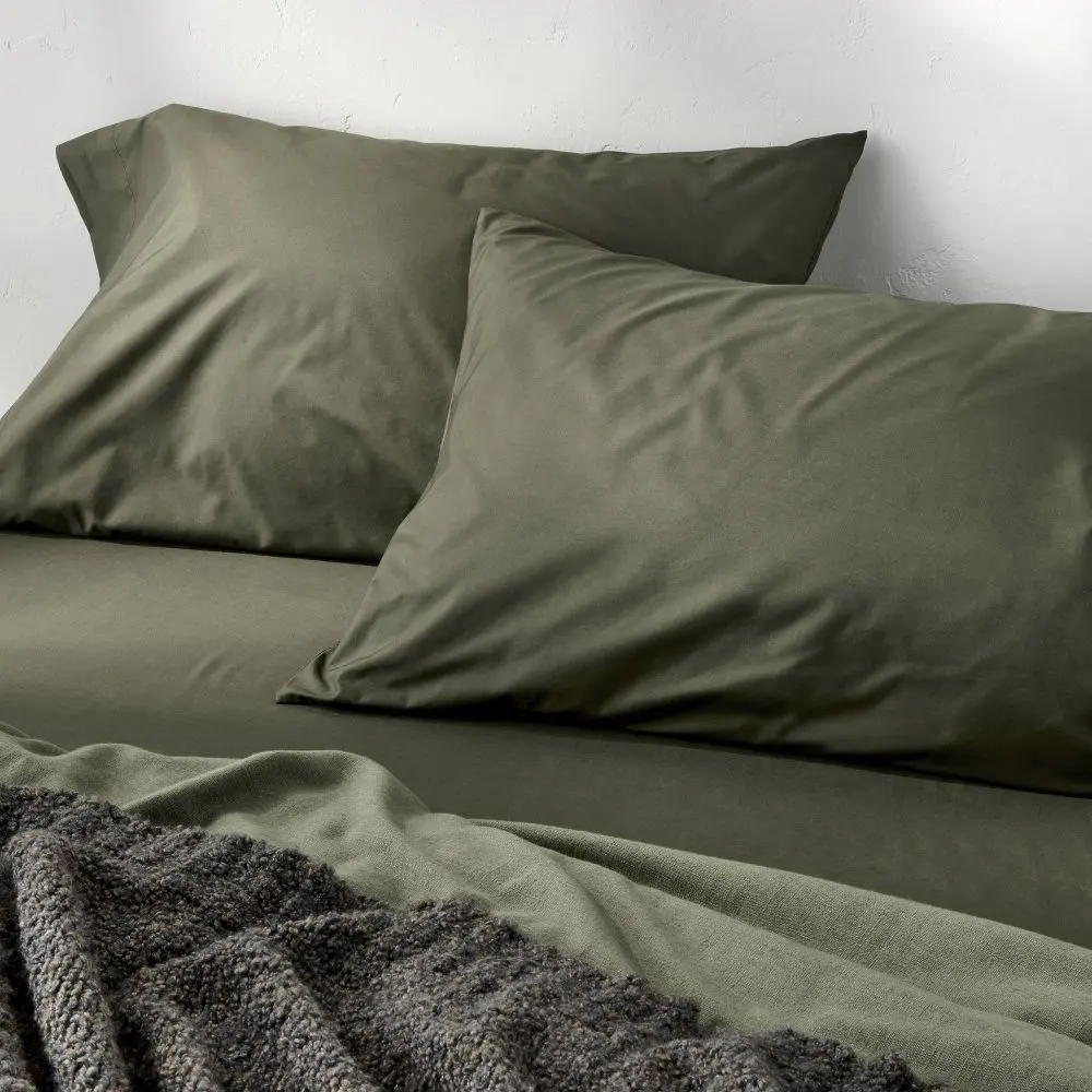 400 Thread Count Percale Pillowcases - Casaluna 400 Thread Count Percale Pillowcases - Casaluna