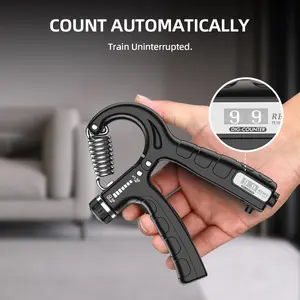 HARISON Adjustable Hand Grip Strengthener | Best Forearm Trainer & Hand Gripper for Home Workout | Grip Strength Builder