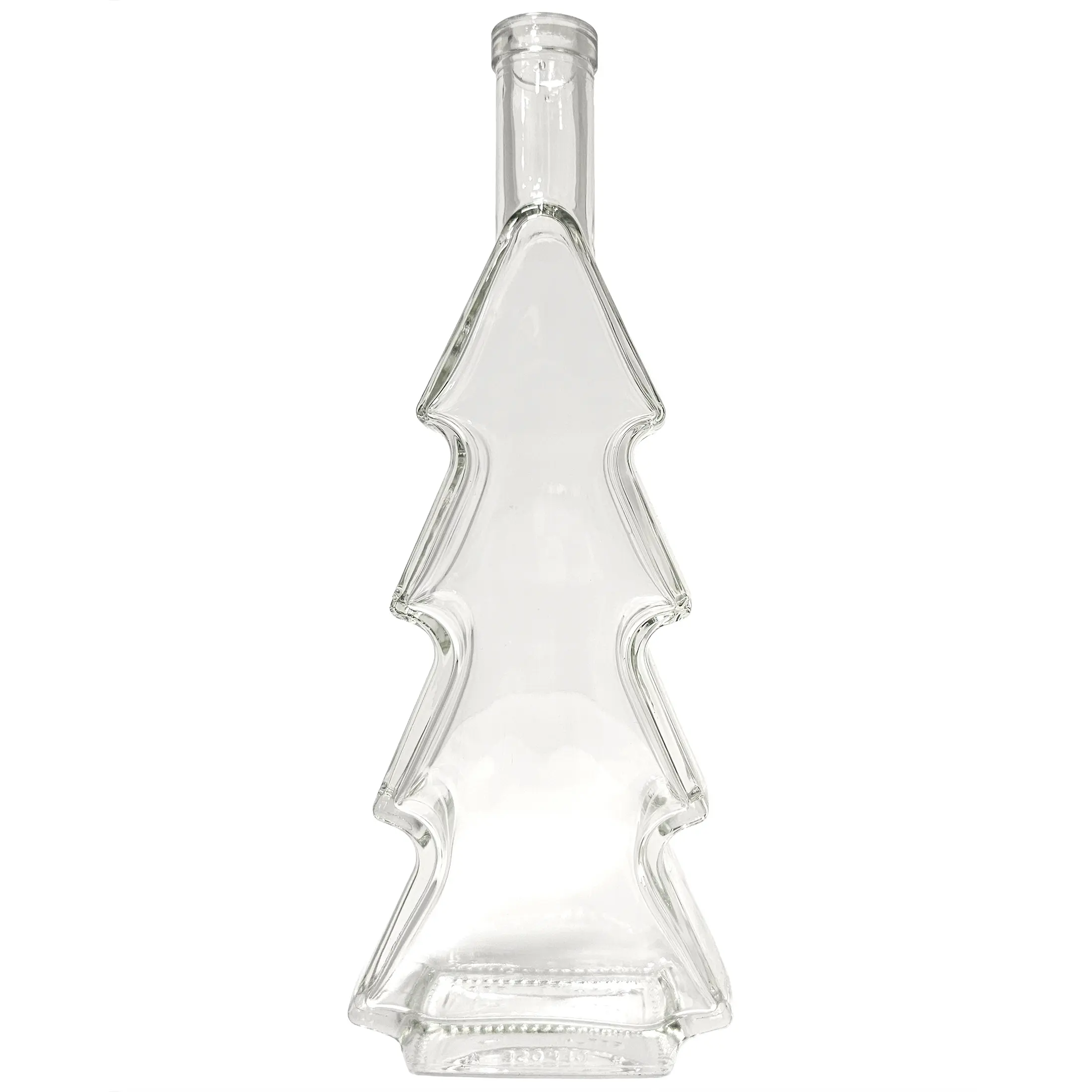 Christmas Tree 500ml Bottle Clear/Flint (Cork not Included)