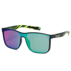 Colorful Design Locs Sunglasses - Color frame and lens : one whole lens