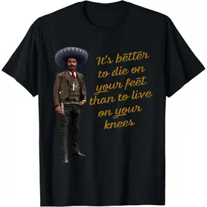 Emiliano Zapata Inspired T-Shirt Celebrating The Spirit Of The Mexican Revolution