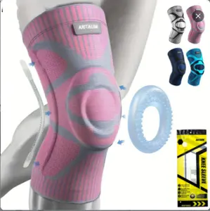 Compression knee pads (1 pack) for squats and weights-lifting knee pads for strength and compression packs-knee braces for squats, weight lifting, and gyms