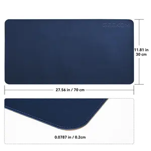 GEEKOM Eco-Leather Mouse Pad - Premium Quality, Durable Material, Versatile Design for Your Home or Office