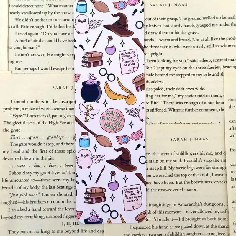 wizard inspired bookmark | magical wizard adventures | bookish | happee birthdae | book club gift | wizard school