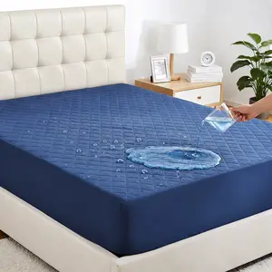 【RaybeeBrandDay】Waterproof Mattress Protector Queen Size, Washable & Durable Mattress Cover, 6-16'' Deep Pocket Mattress Pad , Fitted Sheet For Bedroom, Guest Room, Collage Dorm,Hotel,Dust Proof