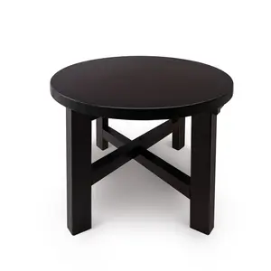 MZL BAMBOO ECO-FRIENDLY Bamboo Stool for Shower Folding Round Footstools Leg Shaving and Foot Rest Fully Assembled 25 Inch High R