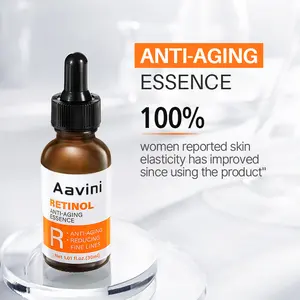 Aavini Brightening Essence Set (3 Pieces) | Hyaluronic Acid + VC + Retinol Anti-Aging Firming Wrinkle-Smoothing Trio | 30ml×3 Bottles | Hydrating Brightening Antioxidant Barrier Repair