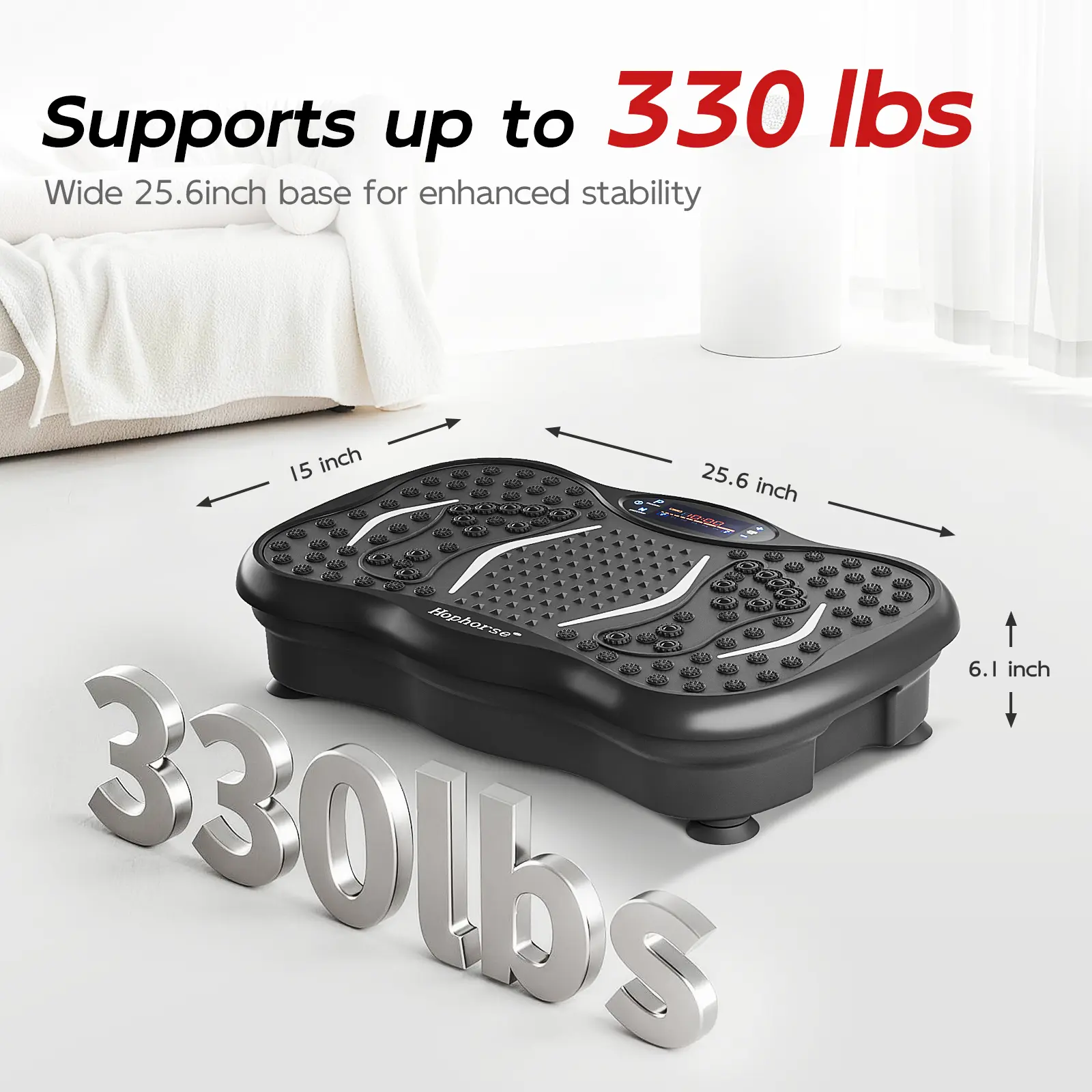 HOPHORSE HORSE Relax muscles Vibration Plate Exercise Machine for Women, 3-in-1 Indoor Home Gym with Bluetooth, Silicone Pedal, 300 lbs Capacity, Adjustable Speeds & Auto Modes for Full-Body Workout outdoorfun - TikTok HOPHORSE HORSE Relax muscles Vibration Plate Exercise Machine for Women, 3-in-1 Indoor Home Gym with Bluetooth, Silicone Pedal, 300 lbs Capacity, Adjustable Speeds & Auto Modes for Full-Body Workout outdoorfun - TikTok