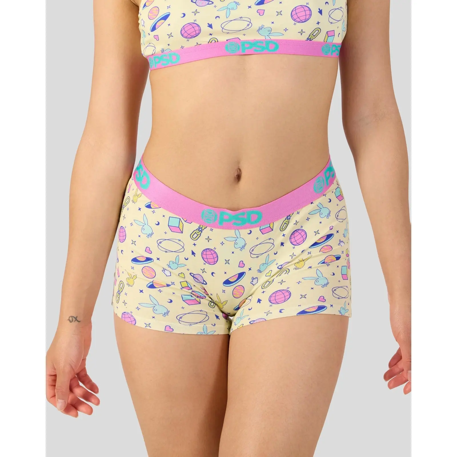 PSD Womens Playboy - Iconz Boy Short Underwear - Premium Modal Fabric Bottom Breathable PSD Womens Playboy - Iconz Boy Short Underwear - Premium Modal Fabric Bottom Breathable
