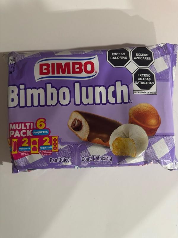 Bimbo BimboLunch MultiPack- 6 pieces -Two of each Mantecadas, Donitas and Nito! Bimbo BimboLunch MultiPack- 6 pieces -Two of each Mantecadas, Donitas and Nito!