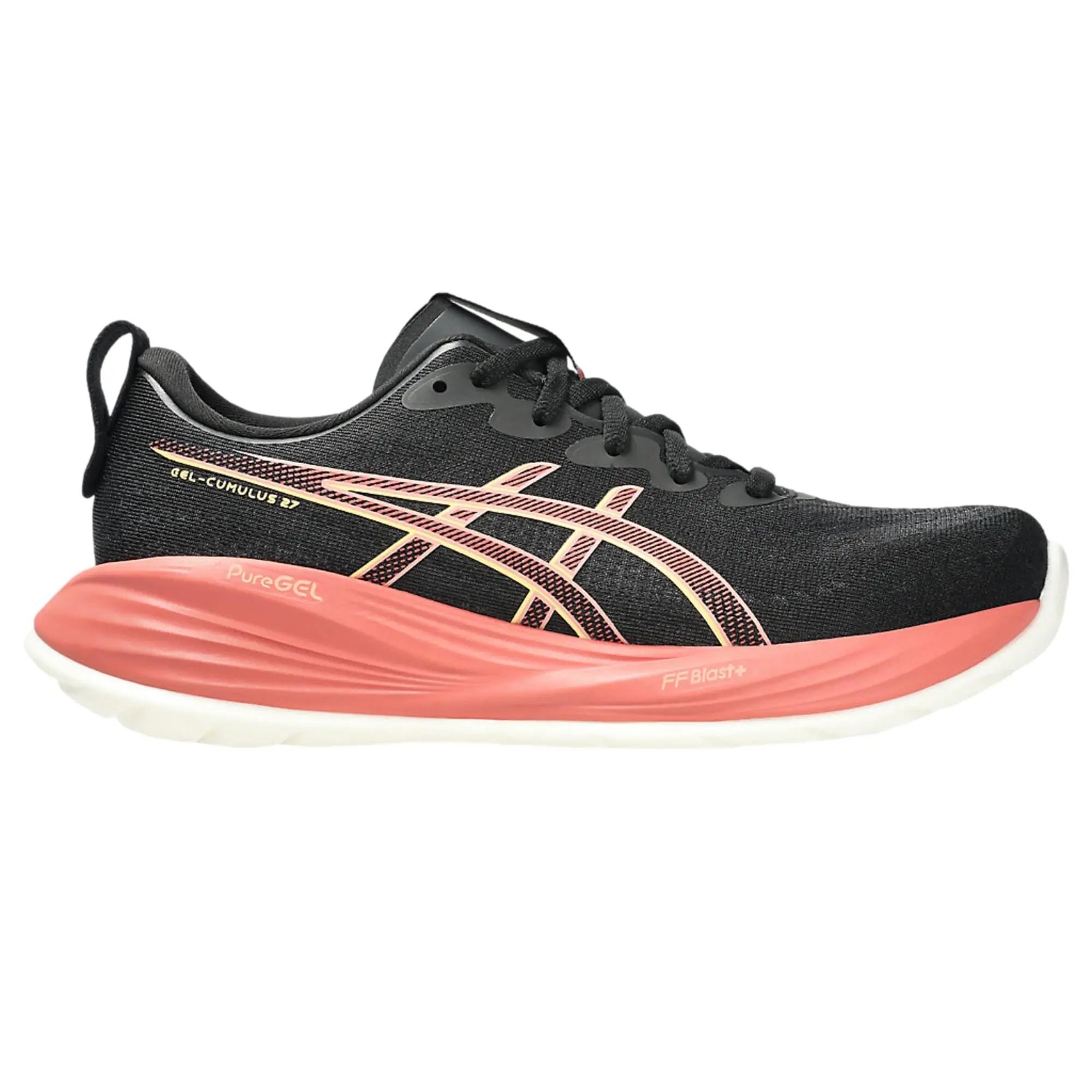 Asics Gel-Cumulus 27 Black / Orange Flow  1012B772-003 Women's