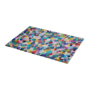 Rainbow Dreidels Glass Drip Tray