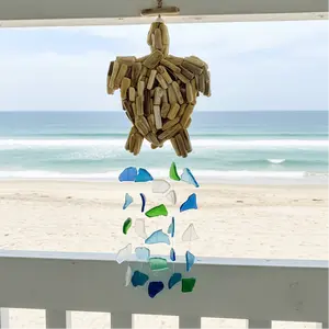 Sea Glass Turtle Wind Chime