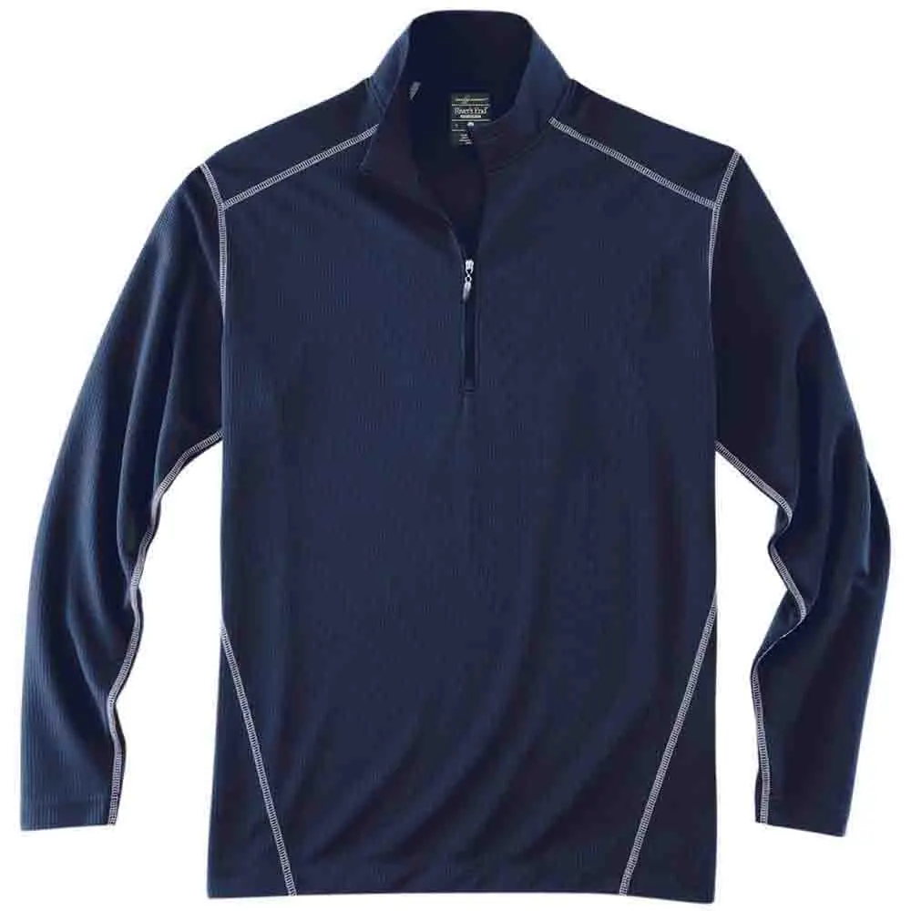 River's End Mens Half Zip Casual Outerwear Casual - Blue