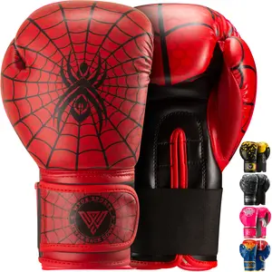 WYOX Kid Boxing Gloves 4oz, 6oz, 8oz with Thumb-Lock Feature, Moisture-Wicking Air Holes, Durable Polyester, Available in Various Designs